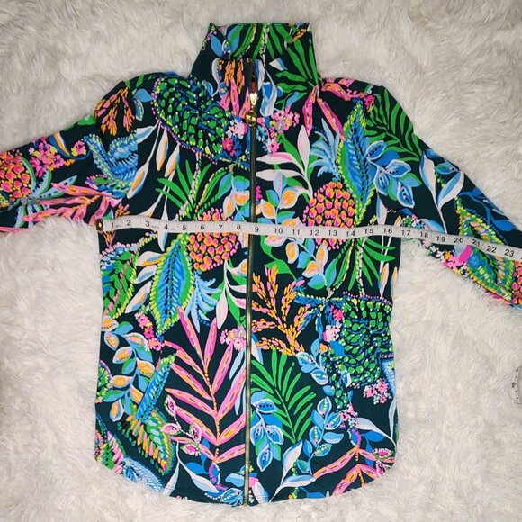 Lilly Pulitzer Sweatshirt "Leona Sunshine Jungle" - Picture 6 of 7